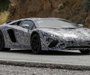 Lamborghini Aventador S 2017 xuất hiện hình ảnh thử nghiệm