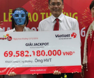 Nửa giờ trao giải độc đắc gần 70 tỷ đồng ở Sài Gòn