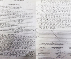 Nhặt giấy giữa đường, một học sinh cấp 2 bị đưa về trụ sở ủy ban xã?