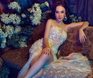 Angela Phương Trinh quyến rũ trong đầm dạ hội haute couture