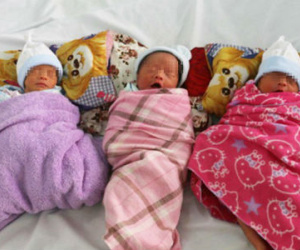 3 bé trai sinh non nhưng khỏe mạnh trong ca tam thai