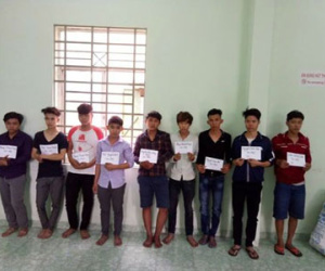 Bắt 10 đối tượng gây ra hàng loạt vụ cướp giật táo tợn