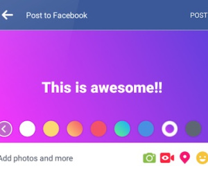 Tính năng “làm màu” status trên Facebook sắp được tung ra cho tất cả người dùng