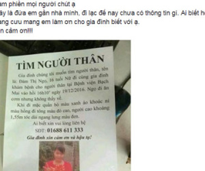 Đưa bố lên Hà Nội khám bệnh, cô gái mất tích sau khi đi mua đồ ăn