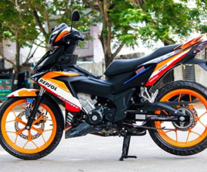 Honda Winner 150 sơn tem đấu dàn áo của biker Biên Hòa
