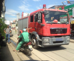 TP. HCM: Va chạm với xe cứu hỏa, người đàn ông tử vong