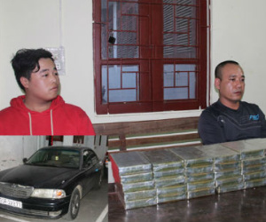 Cất vó mẻ lưới 50 bánh heroin trước cửa Hang Kia