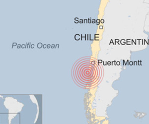 Động đất 7,7 độ Richter gây cảnh báo sóng thần ở Chile