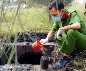 Bộ Công an phát hiện công ty xả thải ra sông Thị Vải
