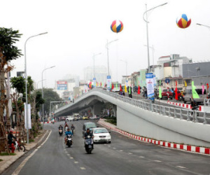 Hà Nội thông xe cầu vượt Ô Đông Mác - Nguyễn Khoái