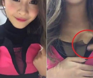 Clip nữ MC thay đồ khi livestream khiến anh em hốt hoảng