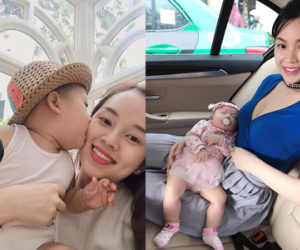 Những người đẹp Việt làm mẹ trong năm qua