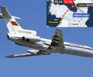 Tu-154 Nga rơi xuống Biển Đen do trục trặc cánh tà
