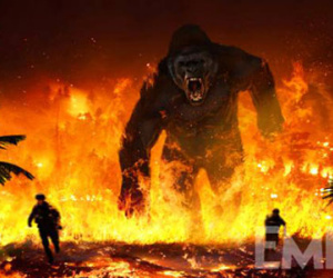 King Kong chạy xuyên khu rừng lửa ở Việt Nam trong bom tấn mới