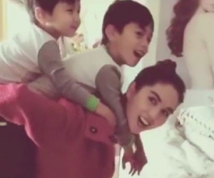 Ngọc Trinh xưng mẹ trong clip chơi đùa cùng con trai tỷ phú Hoàng Kiều