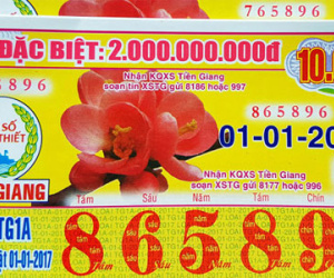 Vé số kiến thiết tăng giải đặc biệt lên 2 tỉ đồng