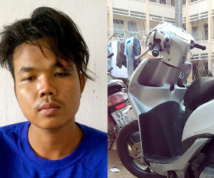 Dùng vật nhọn cướp xe của phụ nữ