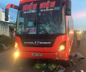 Người chở rau bị tông chết ngày đầu năm