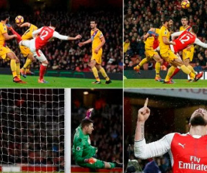 Thế giới bóng đá phát cuồng vì bàn thắng kiểu bọ cạp của Giroud