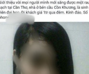 Nữ sinh miền Tây bị đưa hình lên mạng rao bán dâm