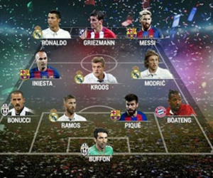 Đội hình tiêu biểu 2016: Không Premier League, toàn SAO Liga