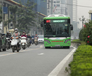 Hà Nội sẽ mở thêm tuyến buýt nhanh Kim Mã - Hòa Lạc