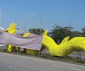 2 mô hình giống con rồng ở Hải Phòng làm hết 100 triệu đồng