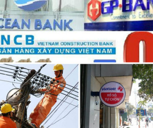 Nhà nước nắm 100% vốn các công ty xổ số và 3 ngân hàng 0 đồng