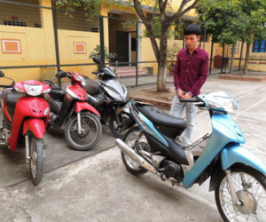 Trộm hàng chục xe máy, khi đang rao bán thì bị bắt