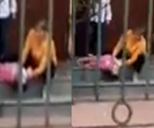 Hải Dương: Phẫn nộ bảo mẫu bóp miệng, giật tóc dúi đầu trẻ xuống đất