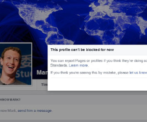 Lý do khó tin vì sao bạn không thể block Mark Zuckerberg trên Facebook