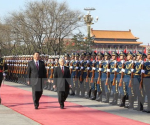 Hôm nay Tổng bí thư thăm chính thức Trung Quốc