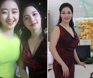 Nhan sắc rạng ngời trẻ trung được khen là "xinh hơn cả con gái" của mẹ ruột hoa hậu Thu Ngân
