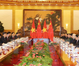 Tổng Bí thư hội đàm với Tổng Bí thư, Chủ tịch Trung Quốc Tập Cận Bình