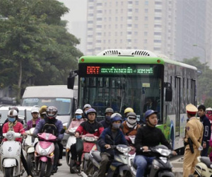 Đề xuất lắp dải phân cách cứng ở nhà chờ buýt nhanh BRT
