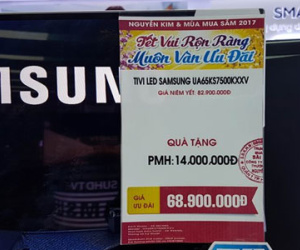 Giảm giá hơn chục triệu đồng, khách hàng ồ ạt lên đời TV