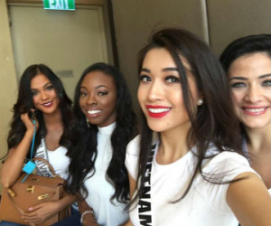 Lệ Hằng đang lọt top 5 thí sinh được yêu thích nhất tại Miss Universe 2016