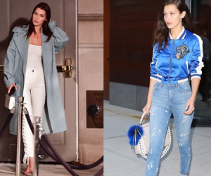 Bộ sưu tập quần jean phá cách của Bella Hadid