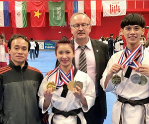 Taekwondo Việt Nam giành bốn HC vàng trên đất Pháp