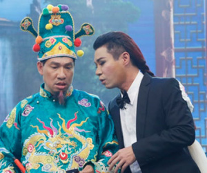 Choáng với hình ảnh lạ lẫm "dị thường" của "Bắc Đẩu" Công Lý trong Táo quân 2017
