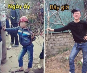 Cậu bé bán đào bị chế ảnh bá đạo gây xôn xao dân mạng