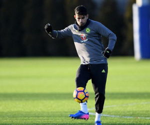 Diego Costa trở lại tập nhưng chưa thèm nhìn mặt HLV Conte