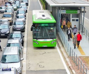 Tuyến buýt nhanh BRT lắp phân cách cứng đoạn nào?