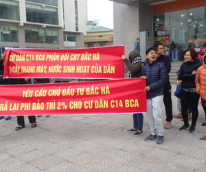 Bị cắt nước, thang máy, cư dân chung cư C14 Tố Hữu "cầu cứu" Bí thư Hà Nội