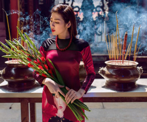 Tú Anh gợi ý chọn áo dài đón Tết