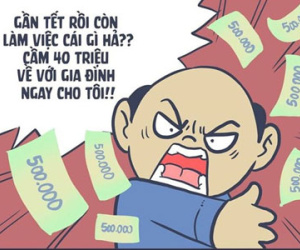 Bộ tranh hài hước kể ước mơ của thanh niên trong năm mới