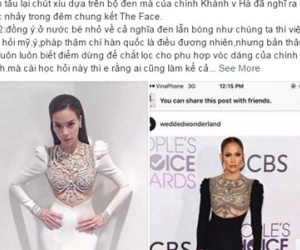Hồ Ngọc Hà lên tiếng về chiếc váy Jennifer Lopez đã mặc