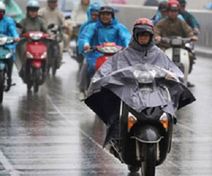 Không khí lạnh tràn về, Hà Nội tiếp tục mưa rét