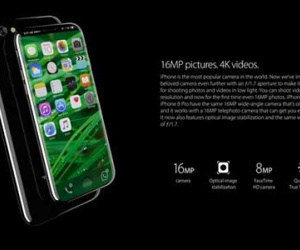 Thiết kế iPhone 8 với Apple Pencil, cảm biến mống mắt