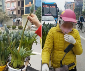 Clip: Người đàn ông giận dữ vì bị lừa mua phải cây chơi Tết giả với giá 3 triệu đồng